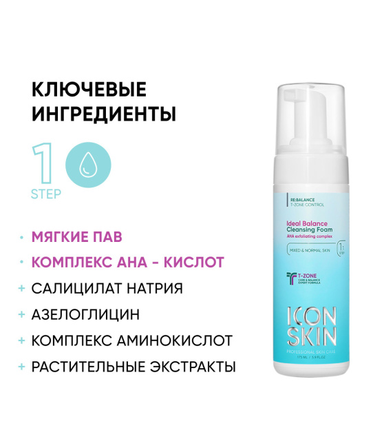 Icon skin Пенка для умывания, 175мл (2)