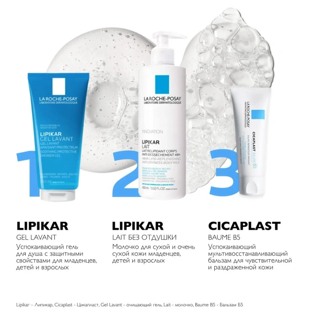 La Roche-Posay Успокаивающий гель для душа с защитными свойствами для чувствительной кожи, 200мл (3)