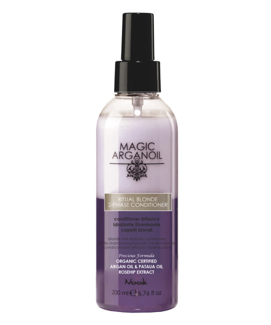 NOOK Кондиционер двухфазный для светлых волос Магия Арганы Nook MAGIC ARGANOIL BLONDE STORY 2-PHASE CONDITIONER blonde hair illuminating, 200мл