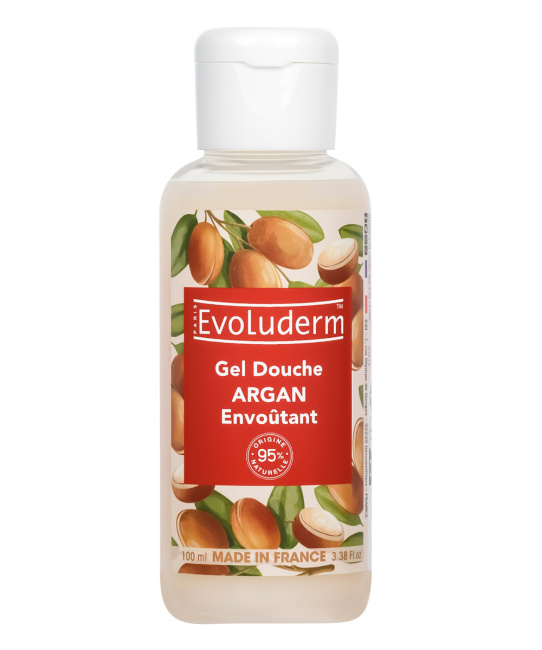 Evoluderm Гель для душа с аргановым маслом SHOWER GEL ARGAN DIVIN, 100мл