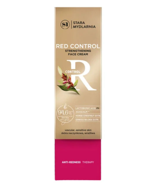Stara Mydlarnia Крем для лица Red Control strengthening face cream, 50мл (2)