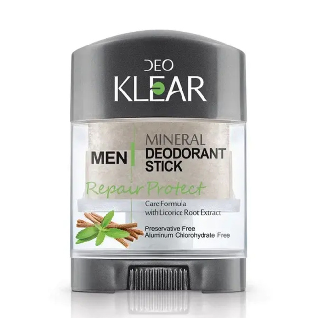 DEOKLEAR Дезодорант мужской с экстрактом КОРНЯ СОЛОДКИ, 70г