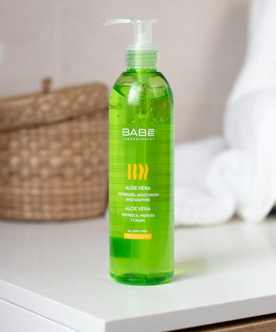 BABE Laboratorios Гель увлажняющий для тела 100% ALOE, 300мл (1)