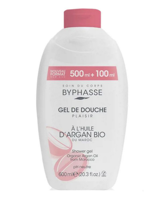 BYPHASSE Гель для душа Аргановое Масло PLAISIR, 600мл