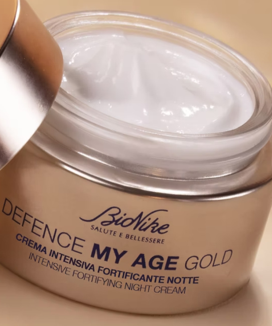 BioNike Интенсивный укрепляющий ночной крем для лица DEFENCE MY AGE GOLD intensive fortifying night cream, 50мл (1)