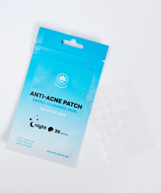 NAME SKIN CARE NAME SKIN CARE Патчи от прыщей Чистая кожа с Салициловой Кислотой Ночные Anti-Acne NIGHT Patch Salicylic Acid Deeply Cleanses Skin, 36 штук, 36шт (2)