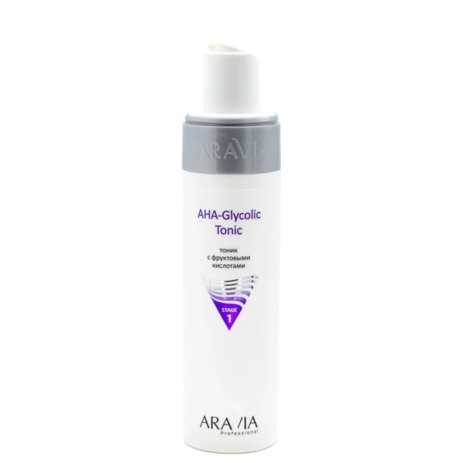 Aravia Professional Тоник для лица с фруктовыми кислотами AHA - Glycolic Tonic, 250мл (1)