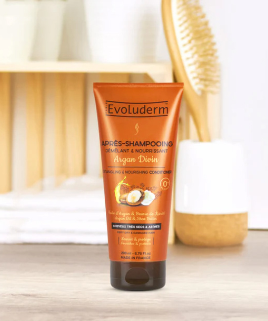 Evoluderm Питательный кондиционер с маслами Арганы и Ши для очень сухих и поврежденных волос, 200мл (2)