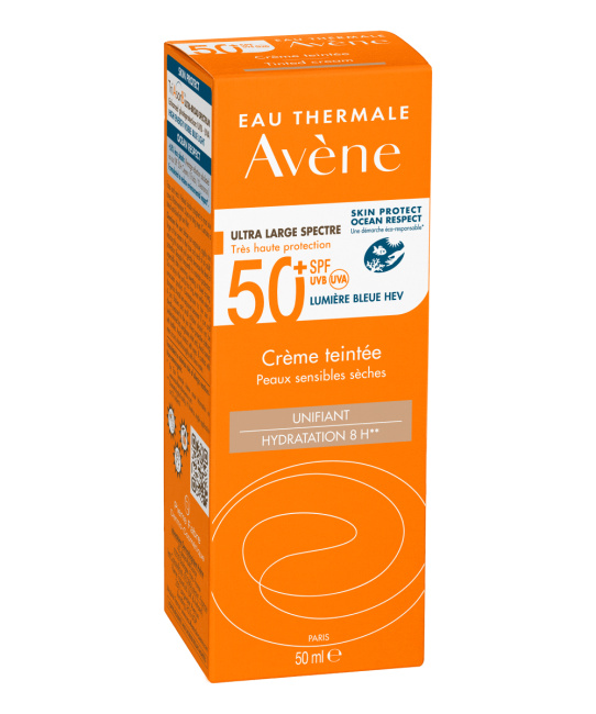 AVENE Крем солнцезащитный тонирующий SPF50+, 50мл (2)