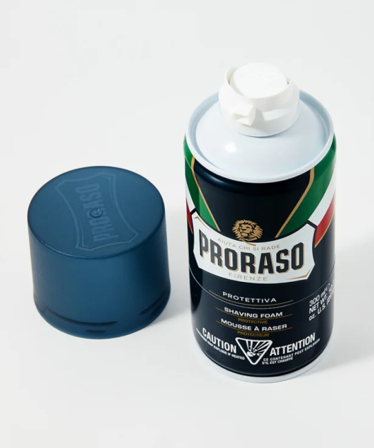 PRORASO Пена для бритья защитная с алоэ и витамином Е, 300мл (1)