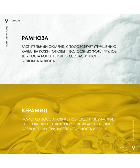 VICHY Бальзам для истонченных и слабых волос уплотняющий восстанавливающий, 200мл (4)