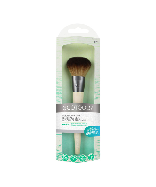 EcoTools Кисть для пудры и румян Precision, 1шт (1)