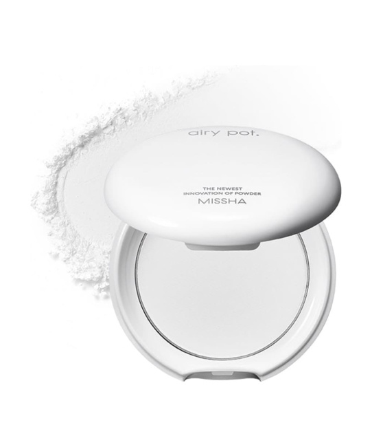 MISSHA Компактная пудра для лица Airy Pot Pressed Powder Translucent, 5г (2)