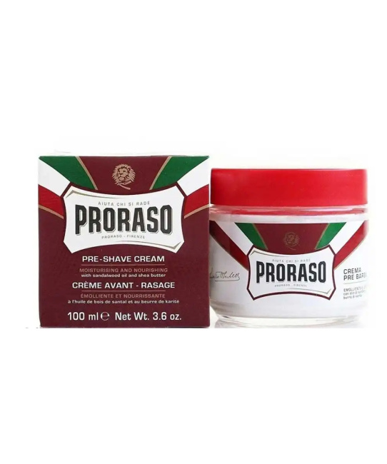 PRORASO Крем до бритья питательный с маслом сандала и маслом ши, 100мл (2)