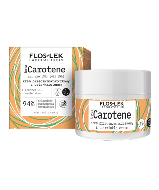 Floslek Крем для лица увлажняющий ночной betaCAROTENE, 50мл (1)