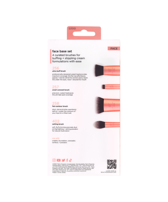 Real Techniques Набор кистей для макияжа Face Base Set, 4шт (7)