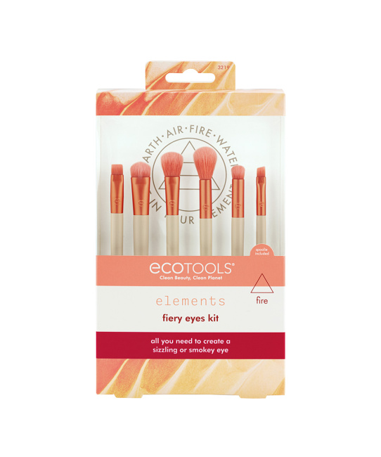EcoTools Набор кистей для макияжа глаз Elements, 6шт (2)