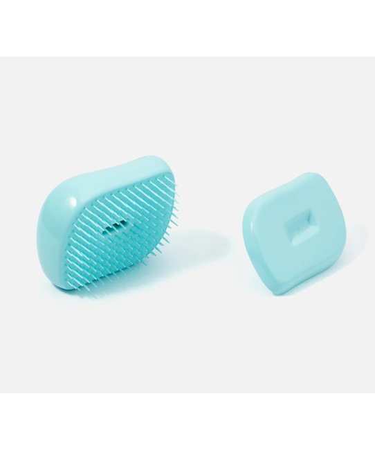 Tangle Teezer Расческа для волос Compact Styler Frosted Teal Chrome (2)