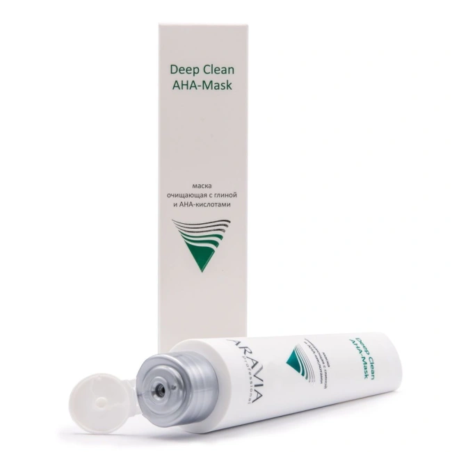 Aravia Professional Маска очищающая для лица с глиной и АНА-кислотами, 100мл (1)