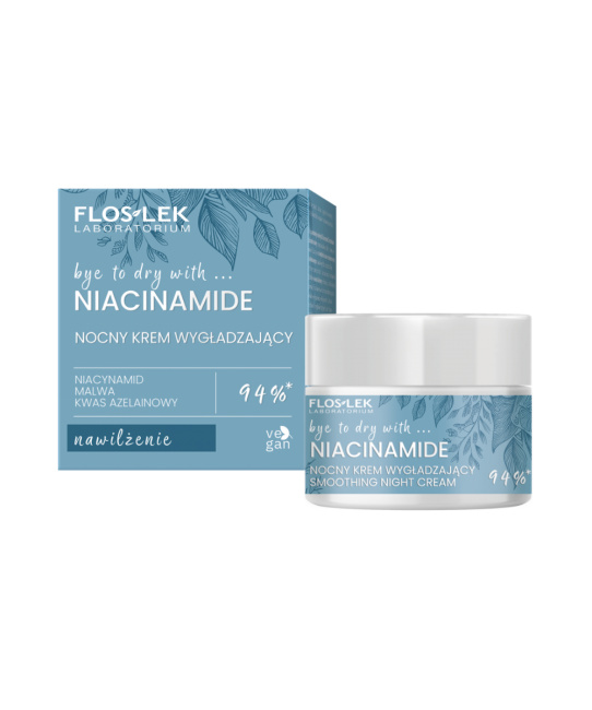Floslek Разглаживающий ночной крем NIACINAMIDE SMOOTHING NIGHT CREAM, 50мл (1)