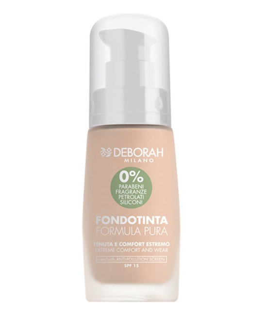Deborah Milano Тональная основа SPF 15, тон 00 IVORY, 30мл