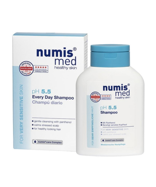 Numis med Шампунь для волос с пантенолом для чувствительной кожи головы pH 5,5 SENSITIVE, 200мл (1)