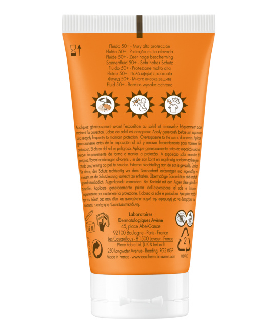 AVENE Флюид солнцезащитный EAU THERMALE SPF 50+, 30мл (1)
