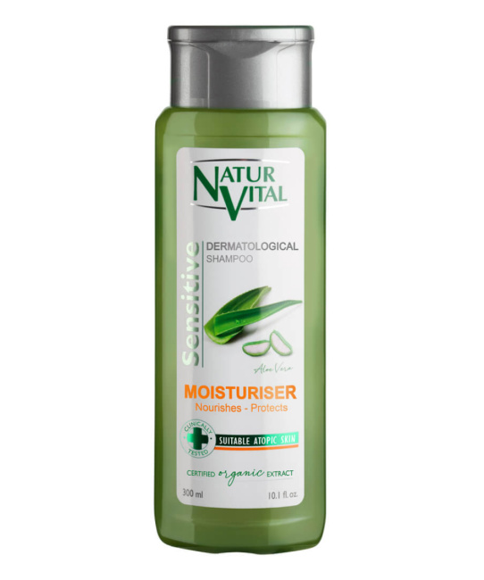 Natur Vital Шампунь для волос увлажняющий Алое Вера, 300мл