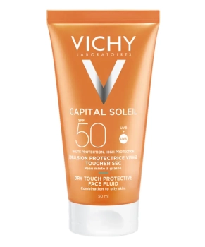 VICHY Эмульсия для лица матирующая SPF 50, Capital Soleil Dry Touch, 50мл
