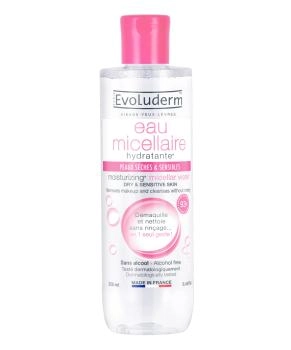 Evoluderm Мицеллярная вода для сухой и чувствительной кожи, 250мл