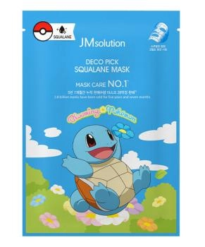 JM Solution Маска тканевая увлажняющая со скваланом Squalane Mask X Pokemon Squirtle, 30мл