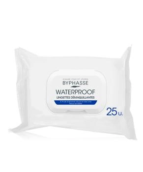 BYPHASSE Салфетки влажные для снятия водостойкого макияжа, 25шт