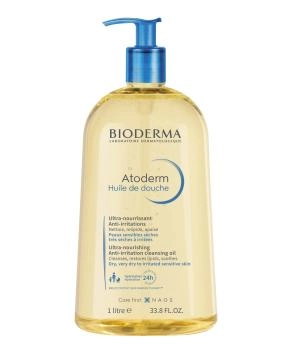 Bioderma Масло для душа для сухой и раздраженной кожи, 1000мл