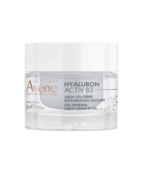 AVENE Аква-гель для лица Регенерирующий дневной 2 в 1 Hyaluron Activ B3, 50мл