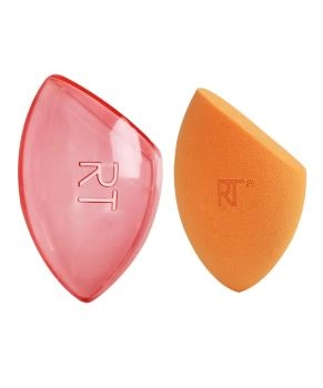 Real Techniques Спонж для макияжа с футляром для хранения Miracle Complexion, 1шт