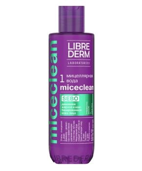 Librederm Мицеллярная вода для жирной и комбинированной кожи, 200мл