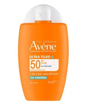 AVENE Ультралегкий солнцезащитный флюид для лица матирующий SPF 50, 50мл