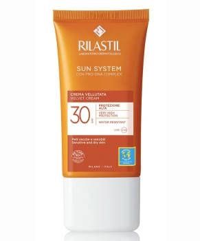 Rilastil Крем бархатистый для чувствительной, нормальной и сухой кожи SPF30 SUN SYSTEM, 50мл