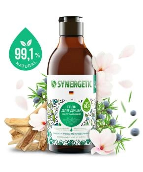 Synergetic Гель для душа Сандал и ягоды можжевельника, 380мл