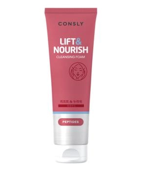Consly Пенка для умывания лица Укрепляющая с пептидами, 120мл