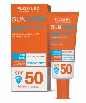 Floslek Солнцезащитный крем-гель против пигментации SPF 50, 30мл