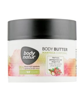 Body Natur Баттер для тела с красными фруктами, гранатом и драгон фруктом, 300мл