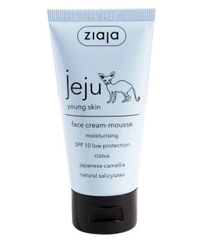 ZIAJA Крем-мусс увлажняющий для лица SPF10, 50мл