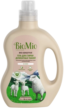 BioMio Гель для стирки деликатных тканей экологичный Bio-Sensitive, 1500мл