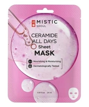 MISTIC CERAMIDE ALL DAYS Sheet mask Тканевая маска для лица с керамидами, 24мл