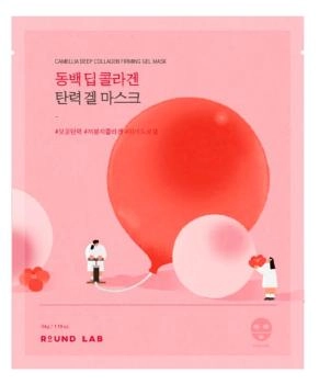 Round Lab Укрепляющая гидрогелевая маска для лица CAMELLIA DEEP COLLAGEN FIRMING GEL MASK, 34мл