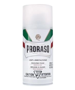 PRORASO Пена для бритья для чувствительной кожи с зеленым чаем и овсом, 50мл