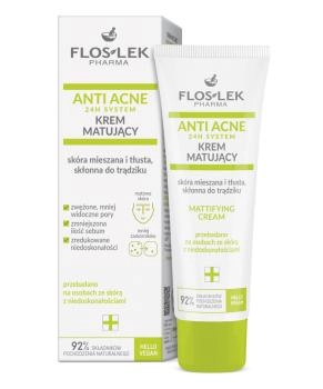 Floslek Матирующий крем для лица, 50мл