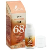 Sativa Крем «невидимый» минеральный солнцезащитный №68 Rose Beige SPF 30, 30мл