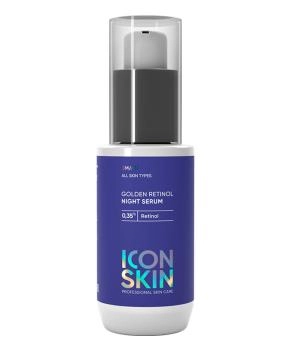 Icon skin Ночная сыворотка на основе 0,35% ретинола GOLDEN RETINOL, 30мл